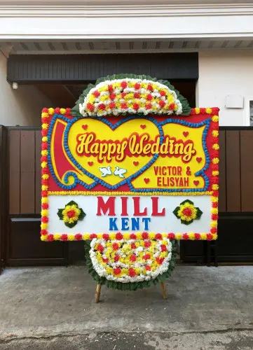 Papan Bunga Pernikahan cipinang melayu